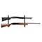 Allen Co Gun Collector Hardwood Gun Rack, Holds 2-Firearms, Brown/Black 5659 - alternate 2